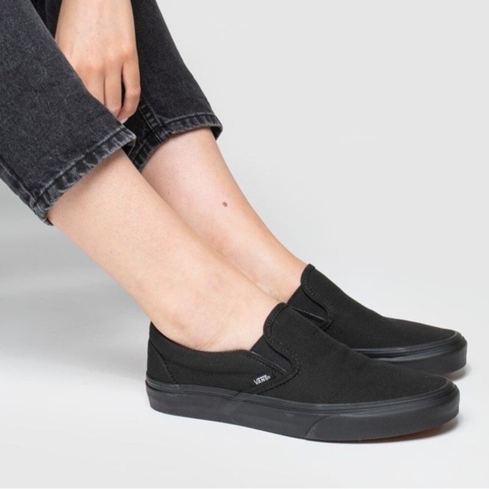 VANS Black Classic Slip On 8.5